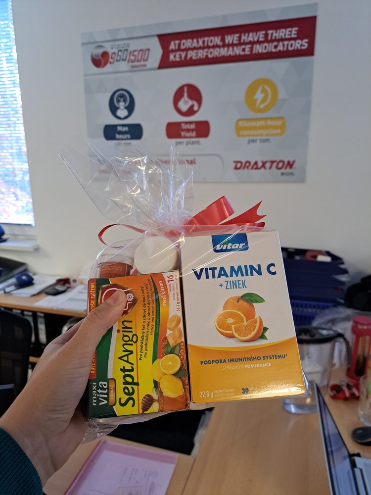 Balíčky a vitamíny